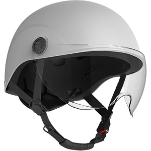Dlloer Yarım Motosiklet Kaskı - Gri (Yurt Dışından)