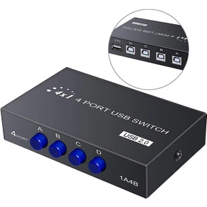 BK Teknoloji 4 Port USB Pc Tarayıcı Yazıcı Değiştirici Switch