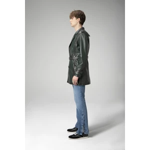 E1089  Gerçek Deri Erkek Mont