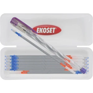 Gümüş Deri Kalemi ve 20 Adet Kalem Içi