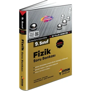 Aydın Yayınları 9. Sınıf Fizik Konu Özetli Soru Bankası