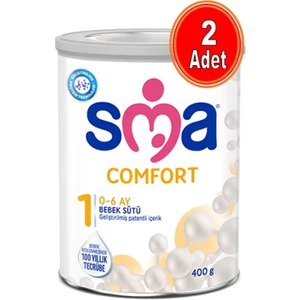 Sma Comfort 1 Bebek Devam Sütü 400GR - 0-6 Ay Bebek Maması 2 Adet