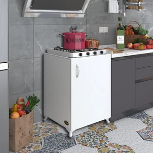 Kenzlife ocak dolabı ahunaz byz 85*60*56 hazır mutfak klasik set üstü ocak için arkalıksız