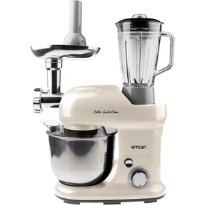 Standlı Mikser 1300W 5 Litre Paslanmaz Çelik Kase Düşük Ses Kıyma ve Smoothie Aparatlı