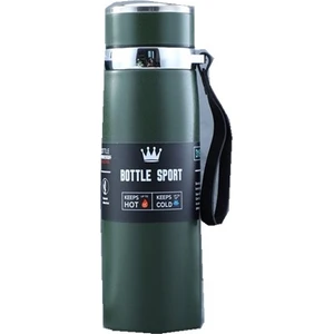 Universal955 316 Paslanmaz Çelik Vakum Kupaları, Kapasite: 800 ml (Buzlu Yeşil)