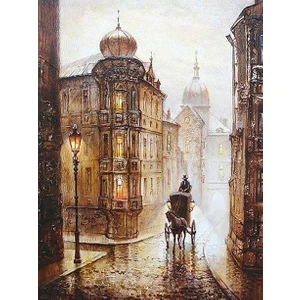 Womb Hobby Fayton Sesleri Sayılarla Boyama Seti 40X50  Tuvale Gerili