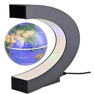 Manyetik Levitasyon Yüzer LED Dünya Haritası Küre C Şekli Işık Antigravity Magnetive Ball Xmas Doğum Günü Ev Dekorasyon Hediye | LED Gece Işıkları (Yurt Dışından)