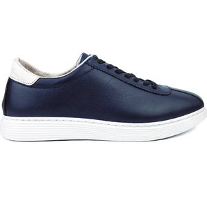 Moon Lacivert Erkek Deri Sneaker Ayakkabı