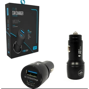 Araç Şarj Başlık USB Type-C 3.1A PD18W Cc-34
