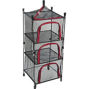 Premium Bitki Kurutma Net 4 Katmanlar Mesh Balıkçılık Net Asma Kuru Raf Katlanabilir (Yurt Dışından)