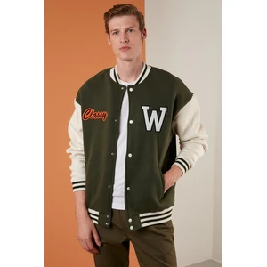 Pamuklu Oversize Cepli Kolej Yaka Bomber Mont Erkek Mont 6286218