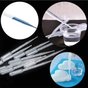 Epoksi Kalıp Cank Epoksi Damlalık Pipet Seti  (10 Adet)   Likit Aktarma Pipet, Epoksi Malzemeleri, Mum Esans Pipet