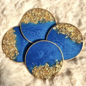 Epoksi Kalıp Cank Yuvarlak Epoksi Reçine Bardak Altlığı Silikon Kalıbı - 9cm Epoksi Kalıp