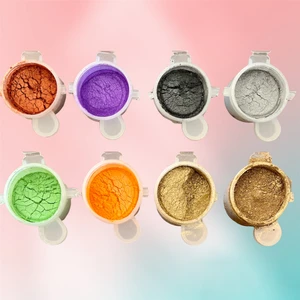 Epoksi Kalıp Cank Epoksi Reçine 8 Adet Mini Sedef Toz Pigment Epoksi Boya, Mum Boyası, Beton Boyası