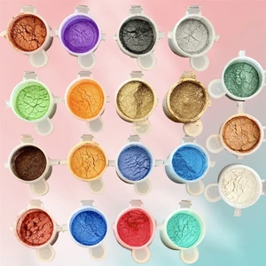 Epoksi Kalıp Cank Epoksi Reçine 19 Adet Sedef Toz Pigment Seti Epoksi Boya, Mum Boyası, Beton Boyası