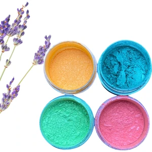Epoksi Kalıp Cank Epoksi Reçine Sedef Metalik Toz Pigment Seti 4X10ML, Şeffaf Epoksi Reçine Pigment Seti