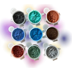 Epoksi Kalıp Cank Epoksi Reçine Sedef Toz Pigment Seti 9X10ML / Şeffaf Epoksi Reçine Pigment Seti / Epoksi Kalıp