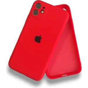 iPhone 11 Uyumlu Lansman Içi Kadife Kamera Korumalı Silikon Telefon Kılıfı