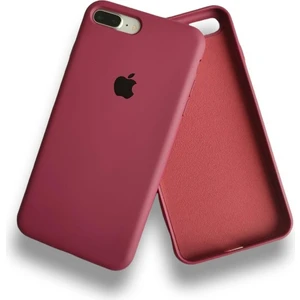 iPhone 8 Plus Uyumlu Lansman Içi Kadife Silikon Telefon Kılıfı