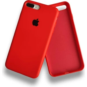 iPhone 8 Plus Uyumlu Lansman Içi Kadife Silikon Telefon Kılıfı