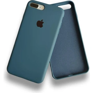 iPhone 8 Plus Uyumlu Lansman Içi Kadife Silikon Telefon Kılıfı