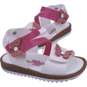 Şirin Bebe 2095 Kız Bebek Ortopedik Sandalet Ayakkabı