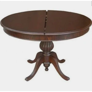 Mobilya Baba Ceviz Kaplan Ayak Masa Yuvarlak Yemek Masası