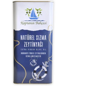 Kaptanın Bahçesi Erken Hasat Sızma Zeytinyağı Teneke 5 lt