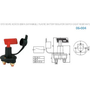Aksa Devre Kesici Plastik (Isıya Dayanık)