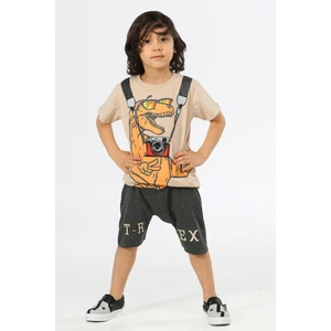 Lupia Kids Dinograf Harem Şort Takım