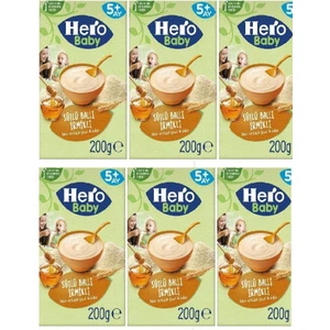 Hero Baby Sütlü Irmikli Ballı Kaşık Maması 200 G x 6 Adet