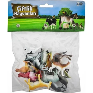 Çiftlik Hayvanlar Figür Oyun Seti - 12 Parça