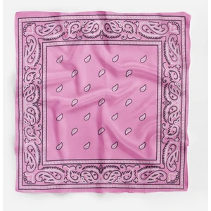 New Obsessions Şal Desenli Kare Koton Bandana Fular