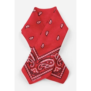 New Obsessions Şal Desenli Kare Koton Bandana Fular