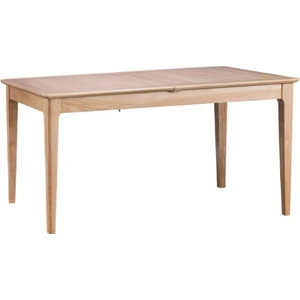 Mobilya Baba Meşe Natural Açılabilir Yemek Masası 160 cm