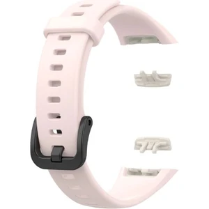 Honor Band 6 Için Silikon Kordon Açık Pembe