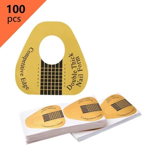 Aba Nails 100 Lü Gold Protez Tırnak Şablon Alt Form