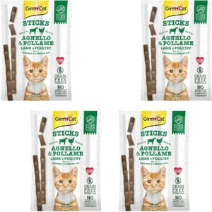 Sticks Kuzu Etli ve Pirinçli Kedi Ödül Çubukları 4 Parça x 4 Adet