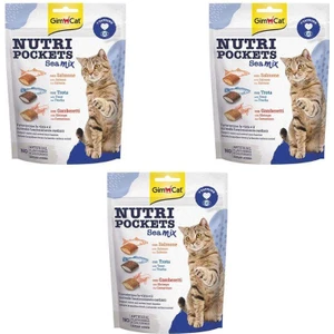 Nutripockets Sea Mix Deniz Mahsüllü Kedi Ödülü 150 gr x 3 Adet