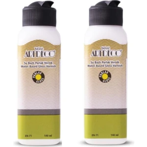 Su Bazlı Parlak Vernik 140 Ml. 2 Adet 2 x 140 ml