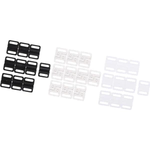 30 Çift Plastik Bant Kapanma Kanca ve Toka Bağlantı Elemanları Sütyen Klipsleri Sarf Malzemeleri (Yurt Dışından)