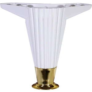 Mobilya Kanepe Masa Sehpa Ayağı Baza Ayak 12 Cm Beyaz-Gold
