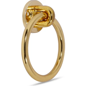 Sarkaç Dolap Çekmece Mobilya Kulpu Kulbu Metal Halka Kulp Gold