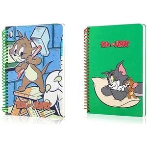 Tom ve Jerry Butik Defter Çizgili ve Kareli 96 Yaprak 17X24