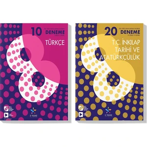 5 Yıldız Yayınları LGS 2023  Türkçe Inkılap Tarihi Deneme Seti (2 Kitap)