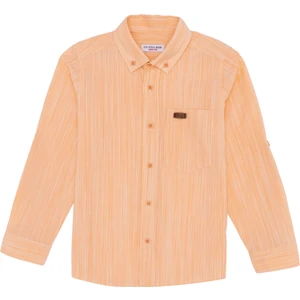 U.S. Polo Assn. Erkek Çocuk Kavun Desenli Gömlek 50249563-VR202