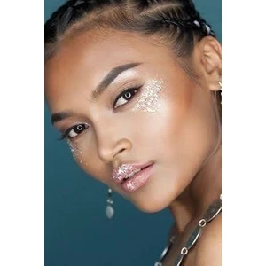 Jel Form Makyaj Simleri Glitter Işıltılı Yüz Makyajı 1 kutu Altın