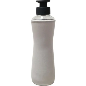Gri Kılıflı Cam Matara 250 ml