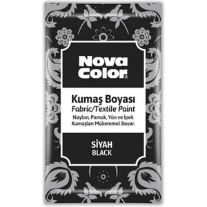 Kumaş Boyası Toz 12 gr 1 Adet Nova Color Toz Kumaş Boyası Kot Pantalon Gömlek Tişört Tekstil Kumaş Boyası 1 Adet
