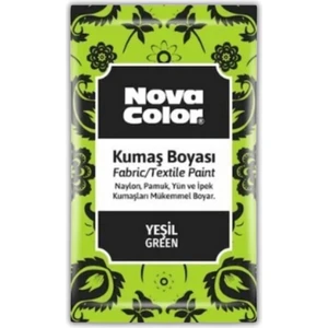 Kumaş Boyası Toz 12 gr 1 Adet Nova Color Toz Kumaş Boyası Kot Pantalon Gömlek Tişört Tekstil Kumaş Boyası 1 Adet